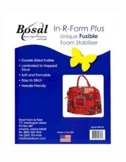 In R Form Bosal Bag & General Foam Batting - Double Sided -Arts and Crafts in r form product 102206b