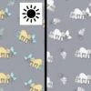 Light Reactive Jersey Fabric | Sloth Grey -Arts and Crafts light reactives jersey sloth main e106744 04 1