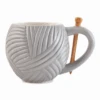 Mug | Yarn Ball Design Lt Grey 1 Mug | Yarn Ball Design Lt Grey -Arts and Crafts mug yarn ball grey 2