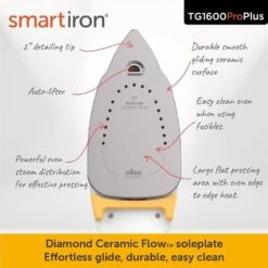 Oliso Smart Iron: TG1600 Pro Plus -Arts and Crafts oliso iron 16