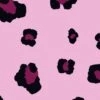 Organic Cotton Fleece | Leopard Pink -Arts and Crafts organic cotton fleece 10006 045 3