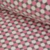 Super Soft Fleece | Pink & White Circles -Arts and Crafts pink white supersoft fleece fabric main 104275 1