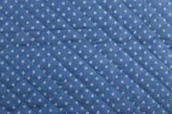 Quilted Denim | Mini Floral Light Blue -Arts and Crafts quilted denim fabric floral light main 10076 003 2